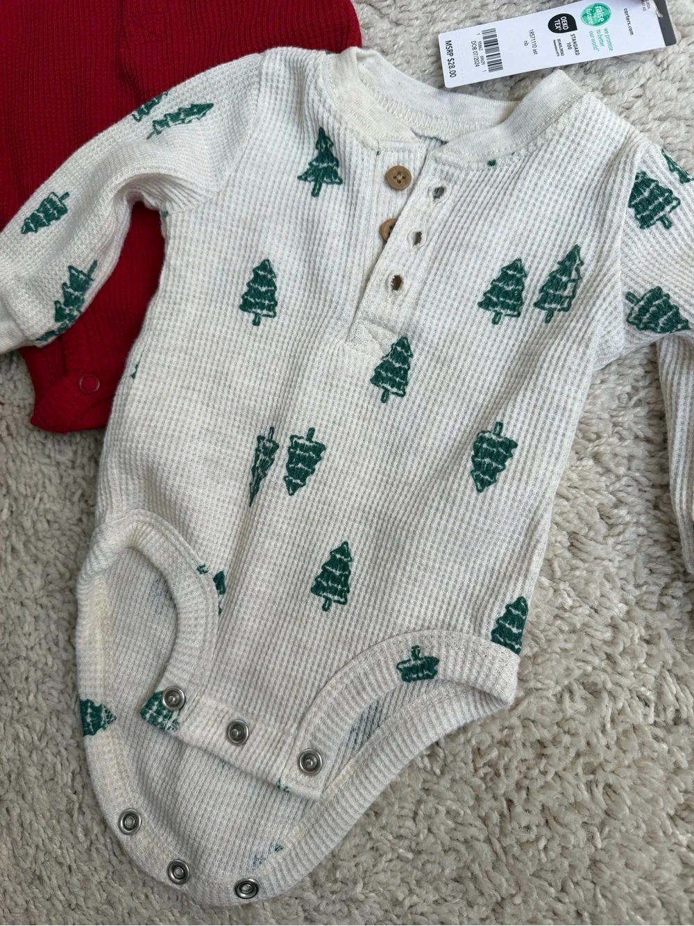Carter’s Gender Neutral Long Sleeve Onesies